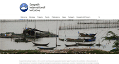 Desktop Screenshot of ecopathinternational.org